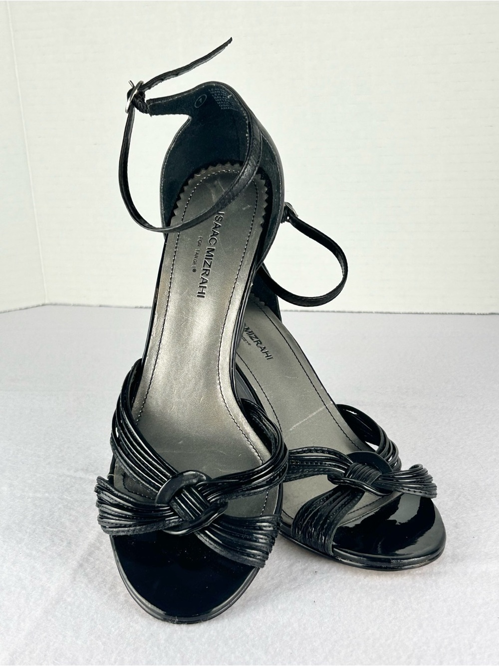 Isaac Mizrahi for Target Wedge Women’s Heels Black Patent Leather Size 7